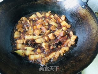 白烧肉烩菜的做法步调：11