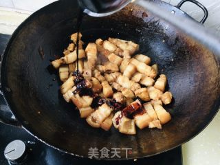 白烧肉烩菜的做法步调：8