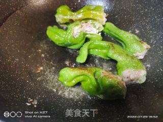 青椒酿肉的做法步调：5