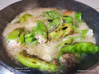 青椒酿肉的做法步调：7