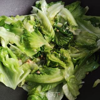 蒜蓉炒死菜的做法步调：4