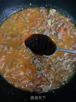 番茄牛肉酱拌里的做法步调：10