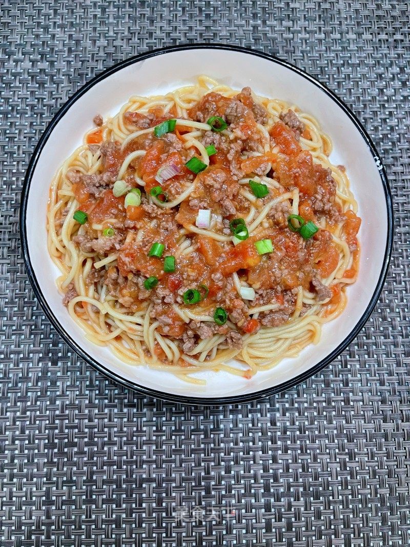 番茄牛肉酱拌里的做法