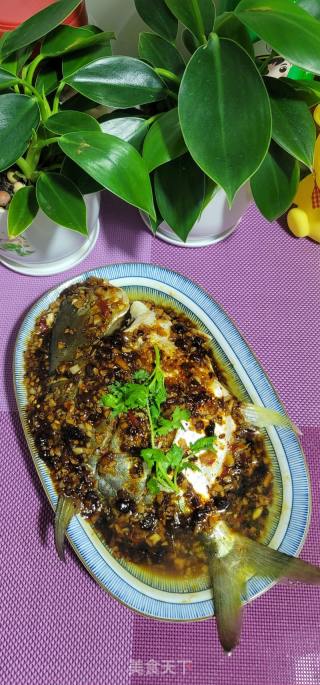 豉汁蒸鲳鱼的做法步调：10