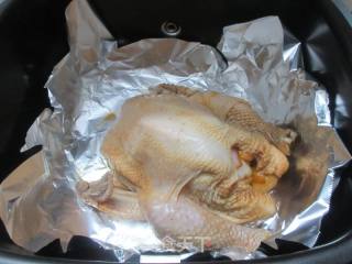 烤鸡【氛围炸锅版】的做法步调：14