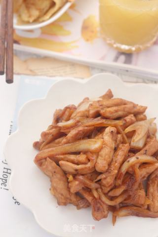 乌胡椒洋葱炒猪肉的做法步调：8