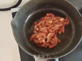 乌胡椒洋葱炒猪肉的做法步调：5