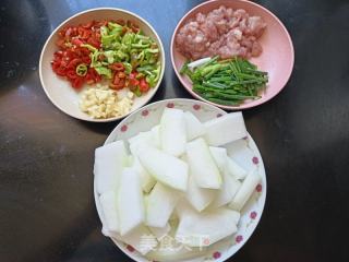 肉终冬瓜的做法步调：1