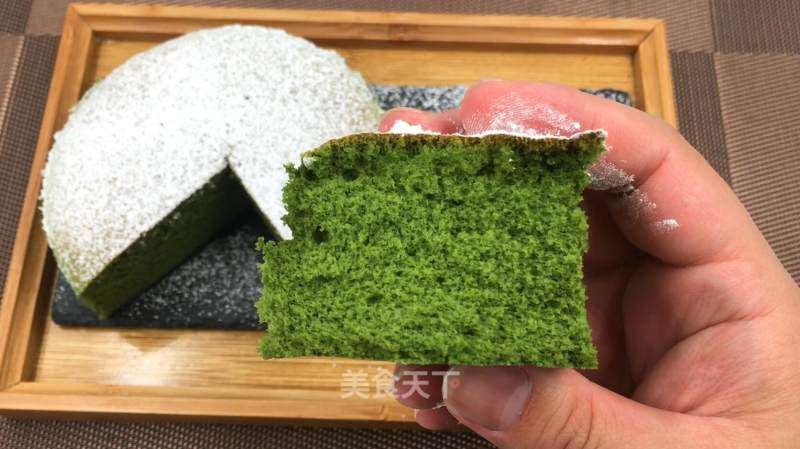 抹茶古早蛋糕，心感云朵般细致，抹茶味清爽而共同。的做法