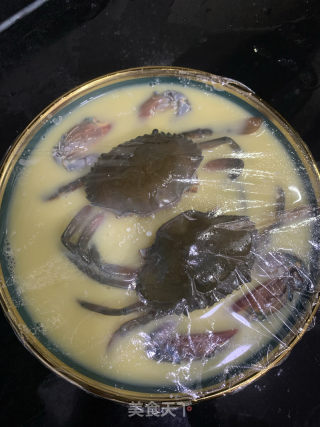 下颜值又甘旨老滑的蟹膏蒸鸡蛋的做法步调：5