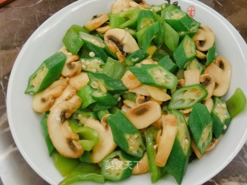 小炒春葵心蘑的做法