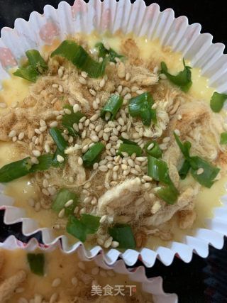 喷鼻蔥肉紧玉米蛋糕的做法步调：6