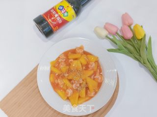 菠萝虾球的做法步调：14