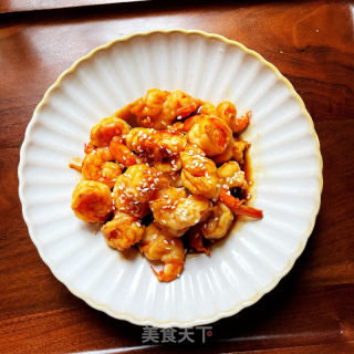 家常炒虾仁的做法步调：5