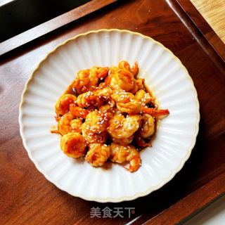 家常炒虾仁的做法步调：7