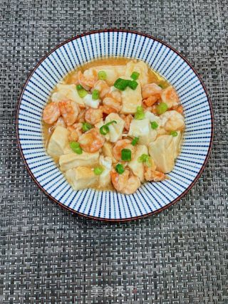 虾仁豆腐的做法步调：11