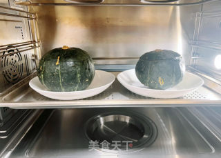 北瓜糯米腊味饭的做法步调：6