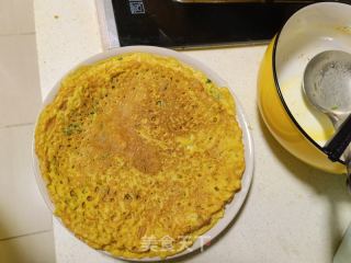 鸡蛋火饼的做法步调：8