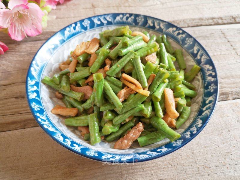 豆角炒五花肉的做法