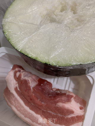 冬瓜燒肉的做法步调：1