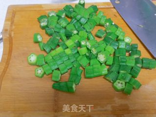 春葵炒蛋的做法步调：3