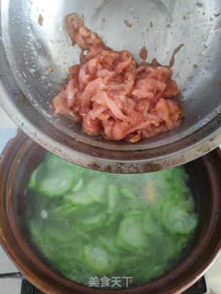 丝瓜肉丝汤的做法步调：6
