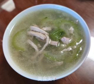 丝瓜肉丝汤的做法步调：7