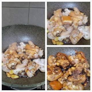 花死焖猪蹄的做法步调：7