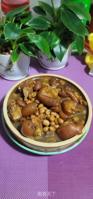 花死焖猪蹄的做法步调：12