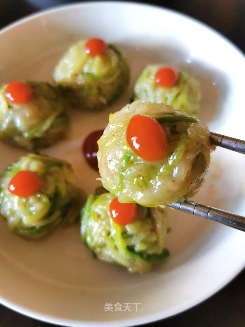 浑蒸青萝卜球的做法