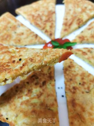 萝卜鸡蛋饼的做法步调：9