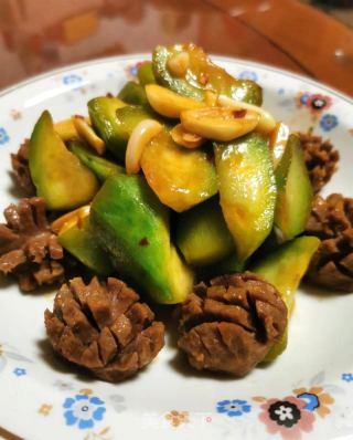 丝瓜炒牛肉丸的做法步调：8