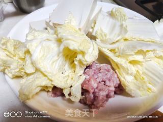 利剑菜豆腐烧肉终的做法步调：1