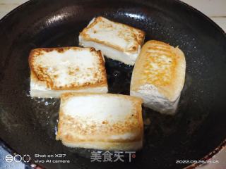 利剑菜豆腐烧肉终的做法步调：4