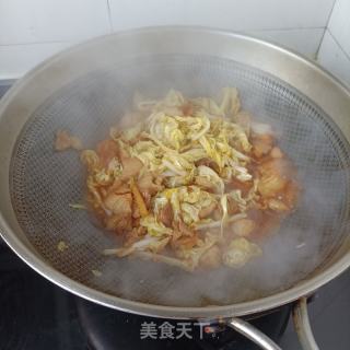 猪肉猪血炒奶利剑菜的做法步调：11