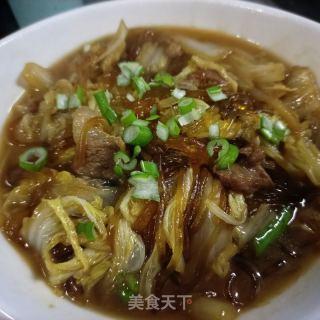 奶利剑菜花肉炖粉条的做法步调：16
