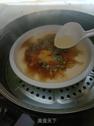 鸡蛋豆腐蒸鸡蛋的做法步调：9