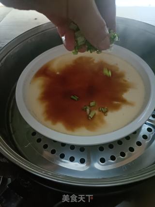鸡蛋豆腐蒸鸡蛋的做法步调：8