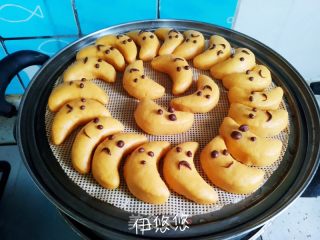 玉轮馒头的做法步调：8