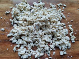 喷鼻芥菜肉馅油煎饼的做法步调：4