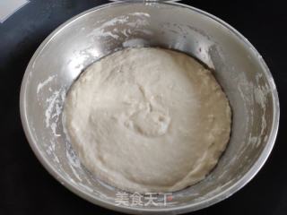 喷鼻芥菜肉馅油煎饼的做法步调：7