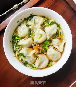 酸汤茴喷鼻饺子的做法步调：10