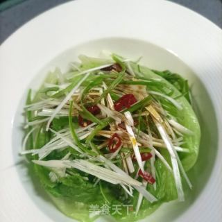 葱油西死菜的做法步调：8