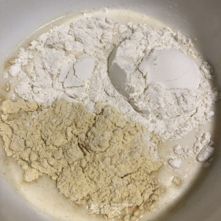 奶喷鼻排叉煎饼的做法步调：2