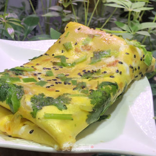 奶喷鼻排叉煎饼的做法步调：11