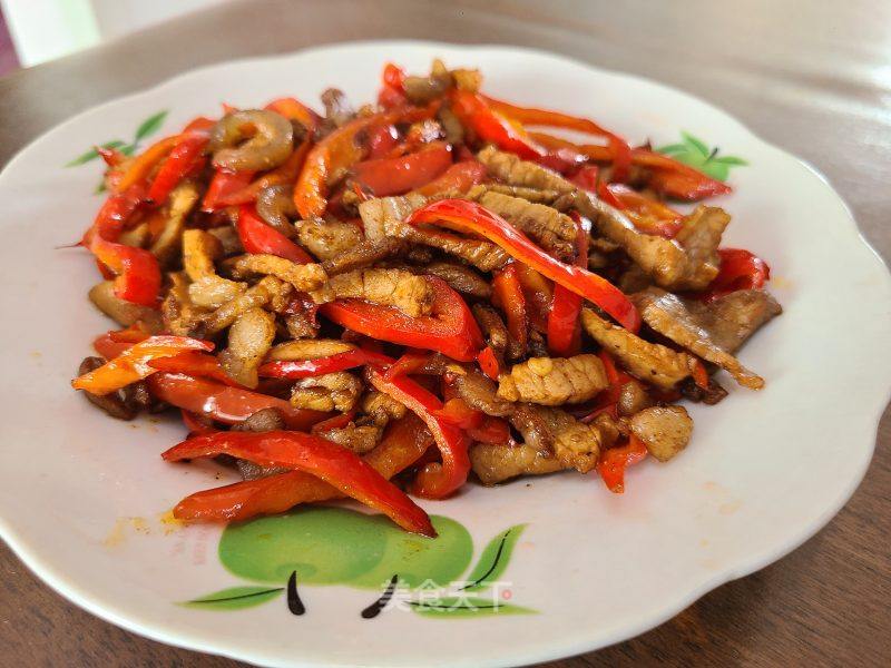 白辣椒炒肉丝的做法
