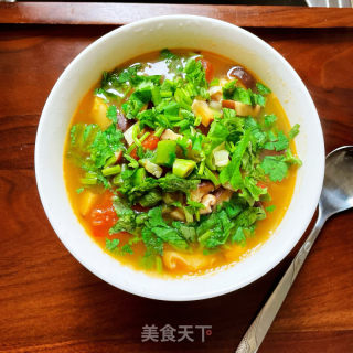 番茄蔬菜汤的做法步调：8