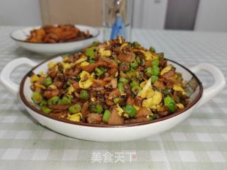 中婆菜炒豆角的做法步调：11