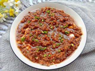 肉酱内乱脂豆腐的做法步调：11