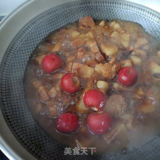 山查烧肉的做法步调：15